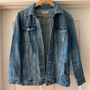Madewell Oversized Small Jean Jacket